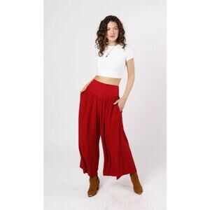 Band Of the Free Red Boho Cullotes - S